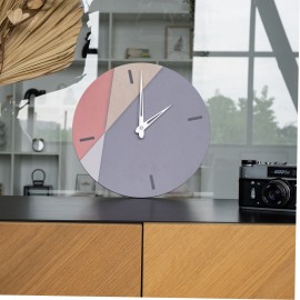 Minimalist Geometric Wall Clock