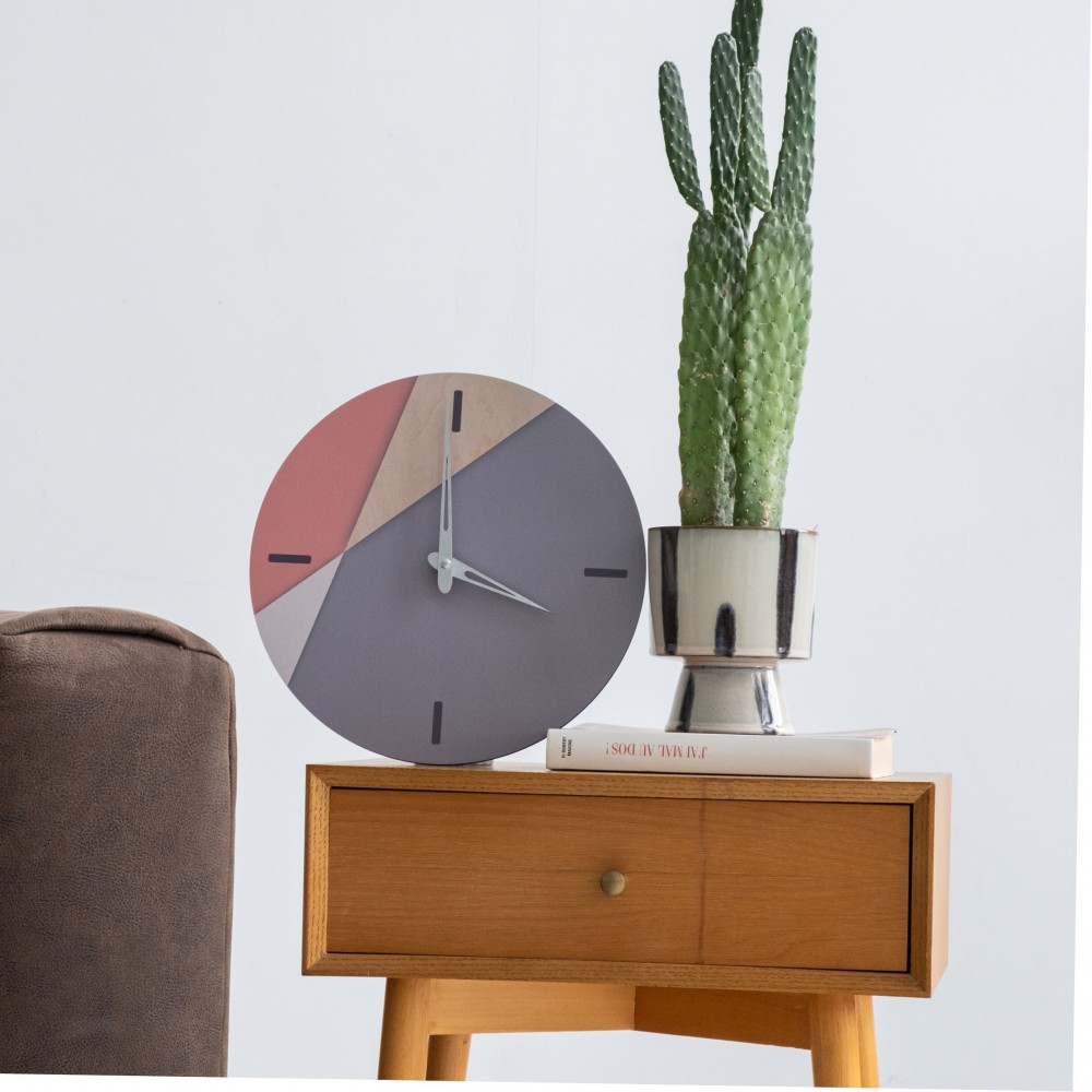 Minimalist Geometric Wall Clock