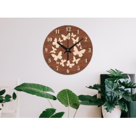 Unique butterfly wall clock