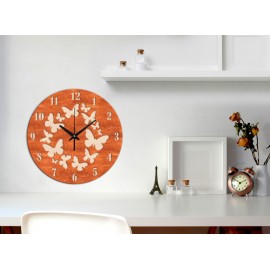 Unique butterfly wall clock