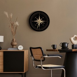 Compass wall clock