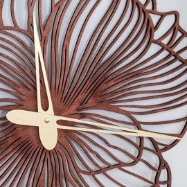 Unique floral wall clock