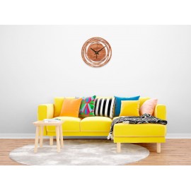 Modern wooden wall clock