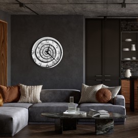 Mysterious spiral wall clock