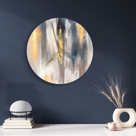 Modern art wall clock