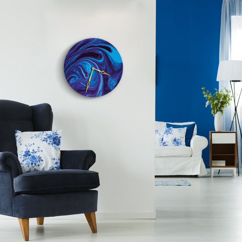Epoxy resin wall clock