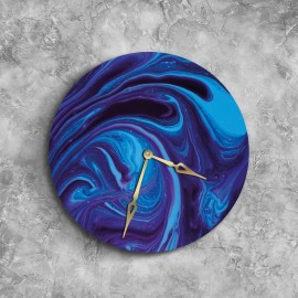 Epoxy resin wall clock